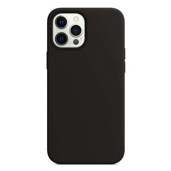 CaseUp Apple iPhone 13 Pro Max Kılıf Slim Liquid Silicone Siyah 2